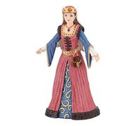 Papo Monde Medieval Figurine 39048-Figura de Reina, Dibujos Animados, Color Rojo Azul, Talla única (39048)