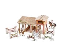 Papo - Pony Club Box, Mundo de los Caballos para Niños a Partir de 3 Años - Inmersión Ecuestre con Potros y Ponis para el entusiasmo Animal