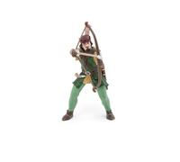 Papo- Robin Hood, stehend Figura, Color Verde marrón (39954)