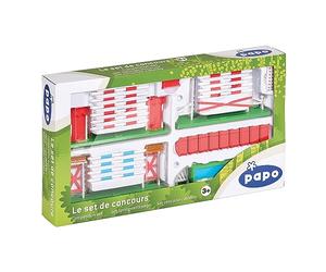 Papo - Set de Competición Juguete para Niños - 3 Años + - Colección Mundo Ecuestre - Juego Creativo Accesorios de Equitación - Idea de Regalo Juguete para Niña y Niño