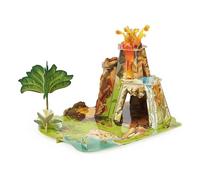 Papo - Tierra de Dinosaurios, Entorno de Juego para Figuritas para Niños a Partir de 3 Años - Tablero de Juego Educativo para Exploración Prehistórica
