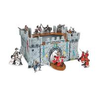 Papo - Mi Primer Castillo, Introducción al Mundo Medieval para Pequeños Constructores a Partir de 3 Años - 45cm*30cm - Juego de Madera Que Estimula la Creatividad y el Descubrimiento Histórico