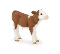 Papo- Ternero simmental Farmyard Friends Sparks Figura, Multicolor (2051134)