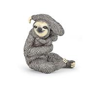Papo Toys-Figura Oso Perezoso (2050214), Estampado Animal, Color Gris, Beige, Talla única (50214)