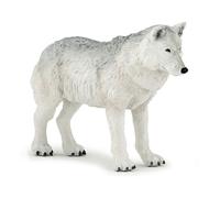 Papo Wild Animal Kingdom Lobo Polar Figura De Juguete 3 Años+ - Blanco (50195)