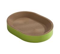 Pappet Scratch Board | Kratzpad Shell And Nest For Cats | Protección contra Arañazos De Cojines | Tarjeta De Cartón Corrugado Verde 45 Cm Como Juguete Rascado Contra Los Arañazos De Muebles Para A