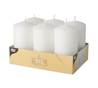 Pappstar - Velas (60 x 115 mm, 6 unidades), color blanco