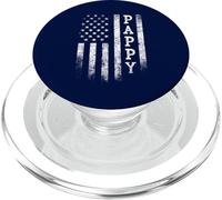 Pappy American Flag Pappy Gifts Patriotic Father's Day PopSockets PopGrip para MagSafe