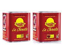 Paprika Ahumado Dulce y CALIENTE 2x70g latas D.O.P. - La Chinata Pimenton- Lo Mejor