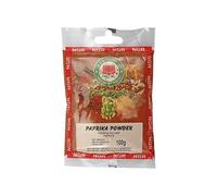 Paprika en polvo 100 g picante medio pimentón para guisos, carnes y salsas color rojo intenso y aroma equilibrado