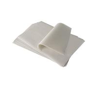 Papstar 1 12,5 kg de papel de carnicera, 8 hojas Pure rectangulares 37,5 cm x 25 cm blanco con revestimiento de cera de palma de 2,5 kg, resistente a la grasa