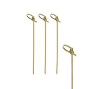 Papstar 1 caja = 6 x 250 Fingerfood - Pinchos de 10 cm «Nudos» de bambú 16770