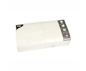 Papstar 1 caja de cartón=4 x 250 de servilletas de papel, 2-capa 1/4-pliegue de 33 cm x 33 cm de colour blanco de 14486