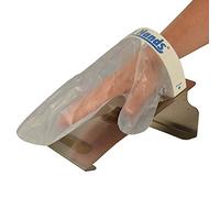 PAPSTAR 1 Kit de Base de Manos limpias de Acero Inoxidable, 11,5 cm x 12,7 cm x 22 cm, Color Plateado