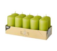 PAPSTAR 10 PAPSTAR Stumpenkerzen kiwi NUEVO
