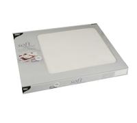 Papstar, 100 Manteles Individuales Delgado, de Fieltro, Soft Selection 30 cm x 40 cm Blanco, # 82325