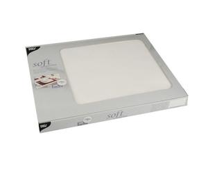 Papstar, 100 Manteles Individuales Delgado, de Fieltro, Soft Selection 30 cm x 40 cm Blanco, # 82325