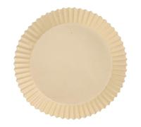 PAPSTAR, 100 papeles de horno de 16 cm de diámetro · 4,5 cm marrón para freidoras de aire caliente