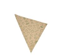 PAPSTAR 1000 bolsas de papel kraft de 44 cm x 31 cm x 31 cm, color marrón Fruits & Vegs, capacidad de 750 g