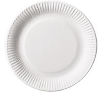 Papstar 11185 Paper Plate 100 Pieces 23 cm White 23 centimeters