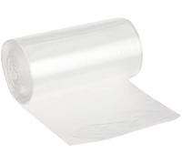 PAPSTAR 200 bolsas de basura de polietileno de alta densidad de 35 L, 69 x 55 cm, transparentes, 200 unidades.