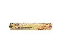 Papstar Papel de hornear 14152 25 m x 38 cm marrón - Protección contra la grasa