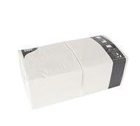 Papstar 14234 Royal Collection - Juego de servilletas, 250 Unidades, 3 Capas, Pliegue 1/8, 33 x 33 cm, Color Blanco