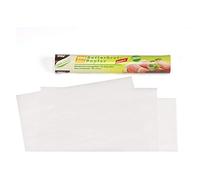 Papstar 14300, 100 Hoja Papel antigrasa, para sándwiches, 25 x 30 centimeter, blanco