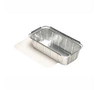 Papstar 14514, Bandejas, aluminio, plata, 5,4 x 11 x 21,3 cm