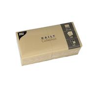 PAPSTAR, 150 servilletas "Daily Collection" pliegue 1/4 24 cm x 24 cm arena
