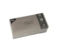PAPSTAR, 150 servilletas "Daily Collection" pliegue 1/4, 24 cm x 24 cm, color gris