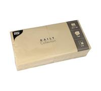 PAPSTAR 150 servilletas 'Daily Collection' pliegue 1/4 32 cm x 32 cm arena