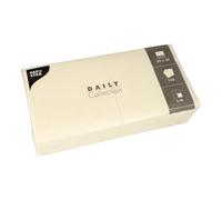 PAPSTAR 150 servilletas 'Daily Collection' pliegue 1/4, 32 cm x 32 cm, champán