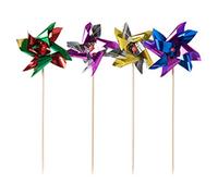 PAPSTAR 16688 - Pinchos Decorativos para Fiestas (100 Unidades, 17,5 cm, Madera y Aluminio)