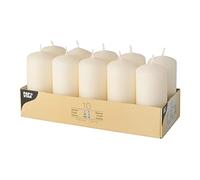 Papstar 17912 - Pack de 10 velas, 90/40 mm