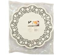 PAPSTAR Plato de Postre, Papel, Blanco, 30 cm, 250