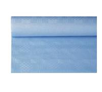 PAPSTAR 18588 Mantel de Papel con Estampado de Damasco, 8 m x 1,2 m, Color Azul Claro