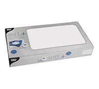 Papstar, 20 Medio Techos Delgado, de Fieltro, Soft Selection Plus 80 cm x 80 cm, Color Blanco, # 84914