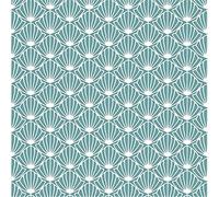 Papstar 30 servilletas, 3 capas, pliegue 1/4, 33 cm x 33 cm, color turquesa