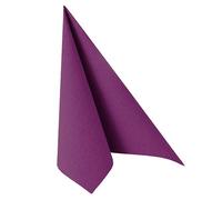 PAPSTAR 50 Servilletas Royal Collection 1/4 de pliegue 40 cm x 40 cm, color lila, recibirás 5 paquetes de 50 unidades (total 250 unidades)