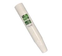 PAPSTAR 50 vasos de caña de azúcar pura, 0,4 l, diámetro de 9 cm, 13 cm, color blanco