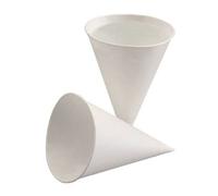 PAPSTAR 5000 vasos puntiagudos de papel de caña de azúcar 150 ml
