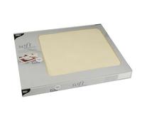 Papstar 82319 Soft Selection - Juego de 100 manteles Individuales (Fieltro, 30 x 40 cm), Color Crema