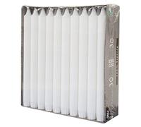 Papstar 86416 - Velas (30 unidades, diámetro de 2,2 cm, 24 cm, 100% estearina, color blanco)
