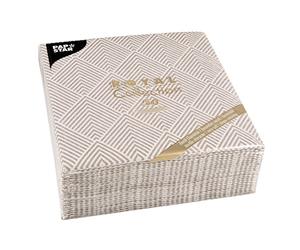 Papstar 86498 Servilletas, Tissue, marrón, 7.8 x 20 x 20 cm