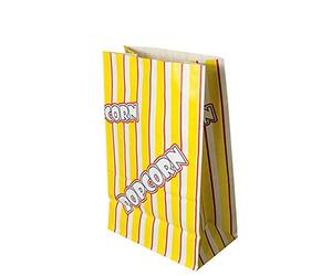 PAPSTAR 86617 100 bolsas para palomitas de maíz, repuesto de pergamino, 2,5 l, 22 cm x 14 cm x 8 cm, "palomitas de maíz", a prueba de grasa, en caja de cartón 1000 unidades