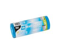 Papstar 9 Rollos X 10 Bolsas De Basura, Folio LDPE, 60 L, Azul, H 85 X B 60 Cm