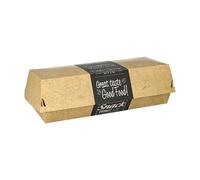 Papstar Baguetteboxen Pure Gran Botón Good Alimentos De Cartón 50 Unidad