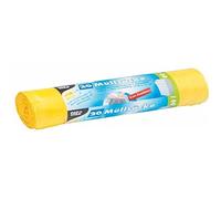 PAPSTAR Bolsas de basura, 60 litros, color amarillo