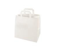 Papstar Bolsas De Papel 25 X 26 X 17 CM Blancas Con Asa 50 Piezas